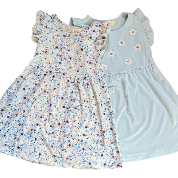 btween Other - **Bundle** Btween Blue Floral Kids Dresses Size 4 NWT  (1)